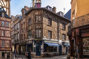 Alte Häuser in Rouen
