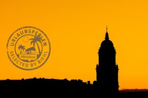 Silhouette Spanien mit Stempel Urlaubsperle