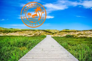 Strand auf Sylt mit Stempel Urlaubsperle